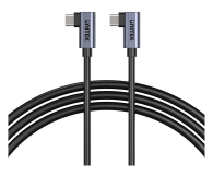 Kabel UNITEK kątowy podwójny USB-C 1m C14147ABK01-1M